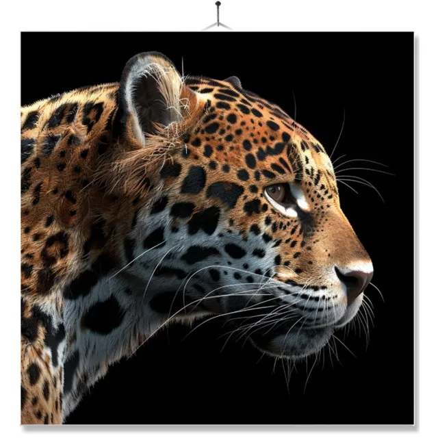 MC Living Tegel Met Opdruk | Geschenk | Dier | Closeup | Jaguar Ontwerp 1