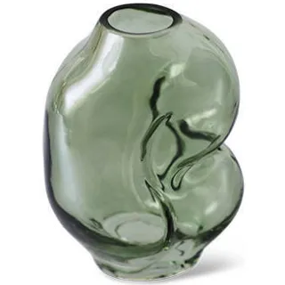 HKLIVING vaas Gleam (18x11 cm) groen