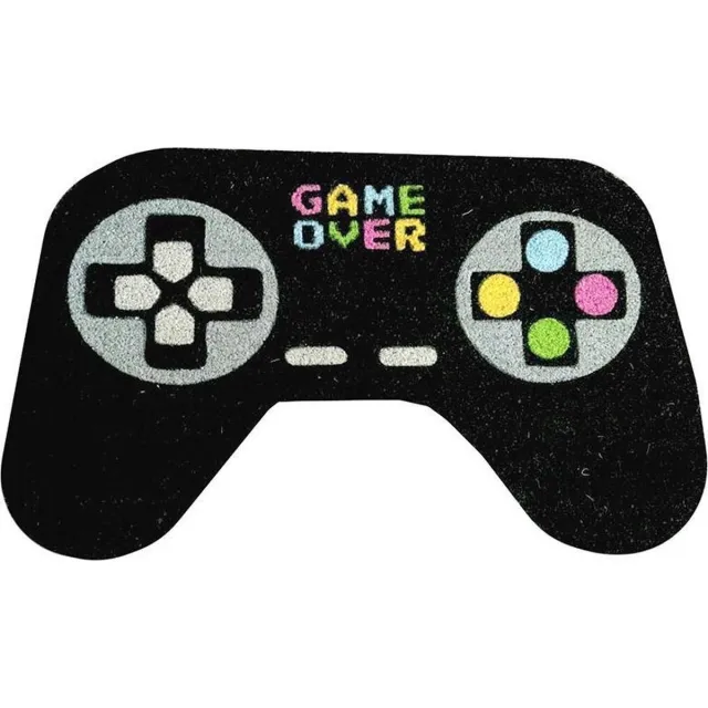 Out of the Blue OOTB Gamers Deurmat “Game Over” – Controller Design - Kokosvezel Mat - 75x45cm
