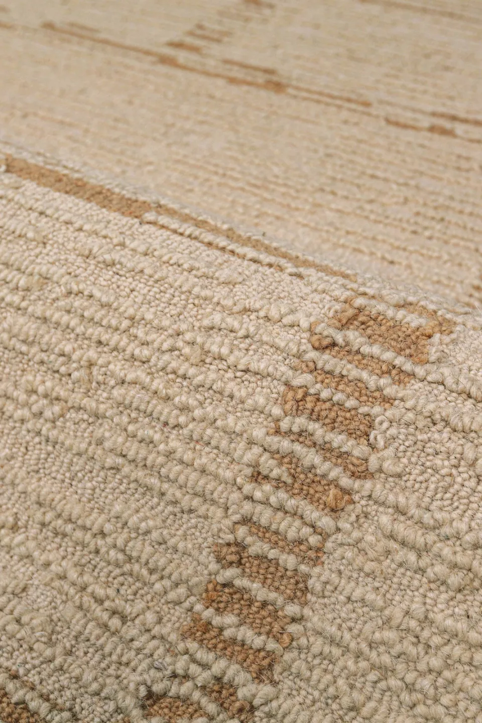 Flair Rugs Harris Modula hoogpolig vloerkleed naturel, foto 3