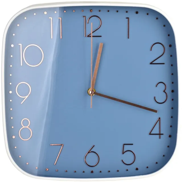 mondex RAMSEY Klok - 30 x 30 x 4cm - Blauw