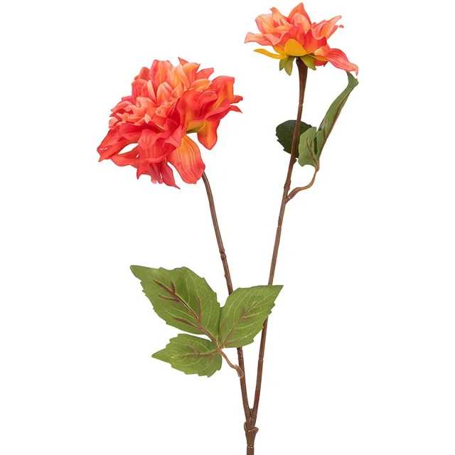 Clayre & Eef Kunstbloem Oranje Kunststof