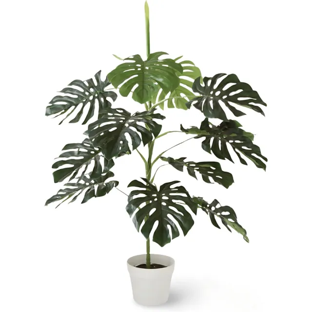 Dulaire Kunstplant Monstera In Pot 110 cm groen