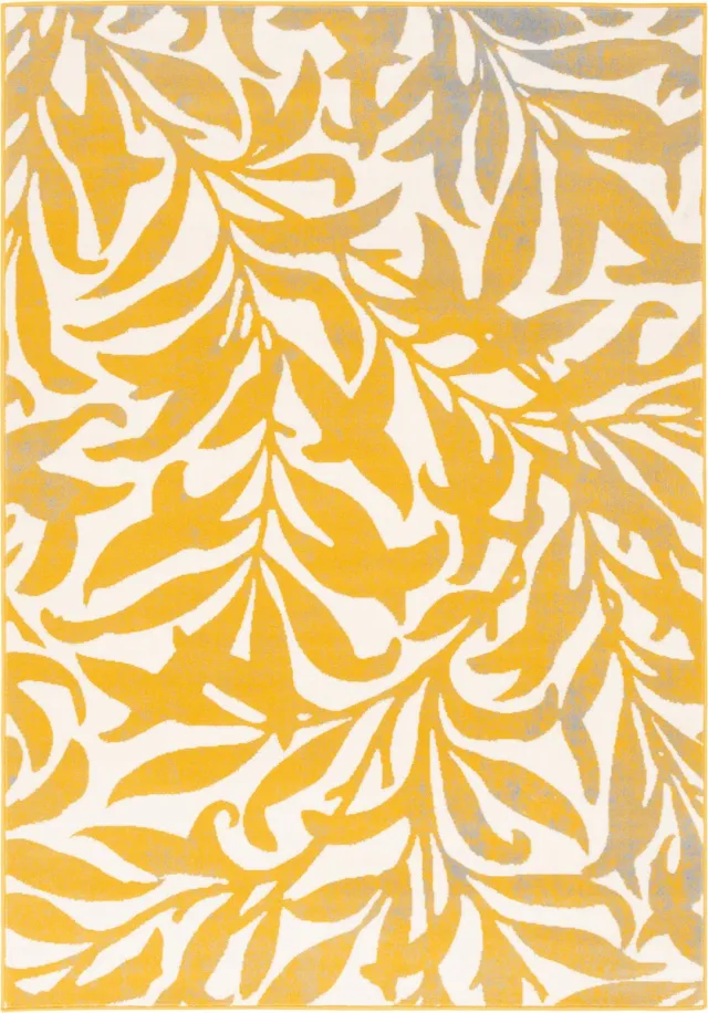 Pergamon Modern Designer Velours Teppich Samba Geel