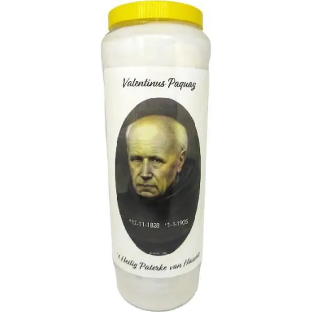 noveenkaars Pater Valentinus Paquay - Noveenkaars - 9 dagen brander (20 stuks) Kleurloos