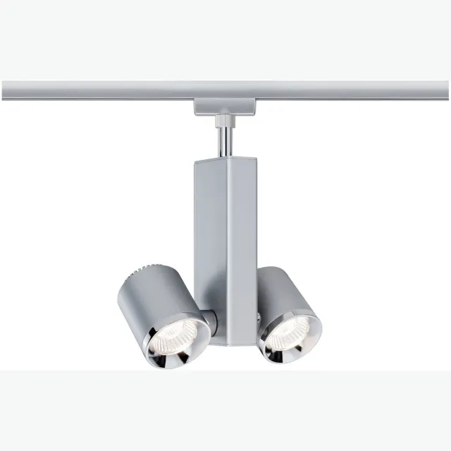 Paulmann URail Systems Spot TecLED II 2x6,5W chroom mat/chroom 230V metaal 95207