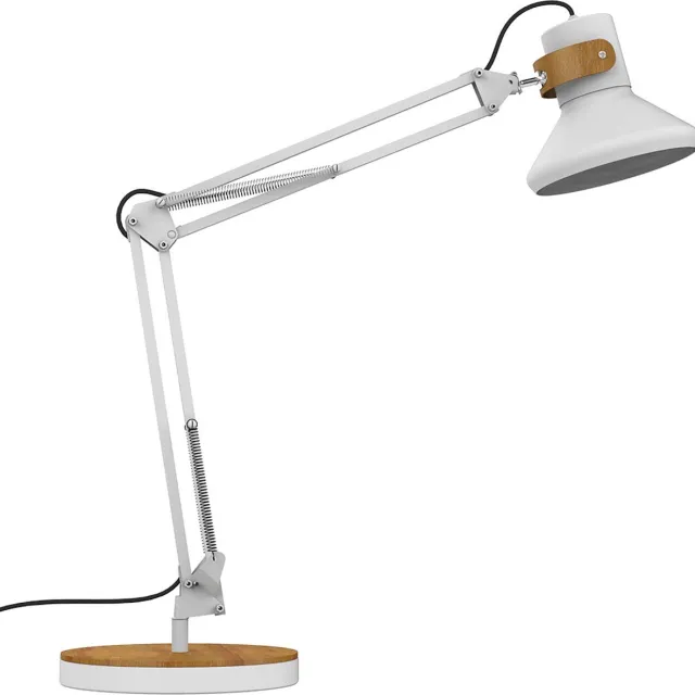 Unilux Baya bureaulamp wit/bamboe