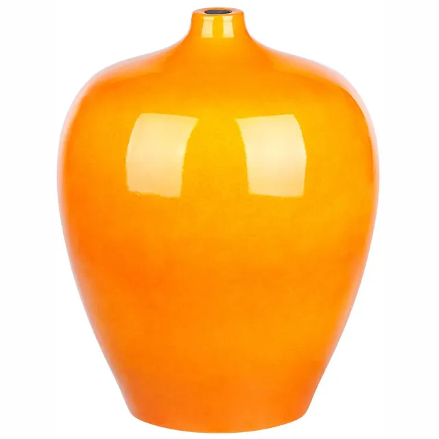 Beliani TERRASA - Bloemenvaas - Oranje - 27 cm - Terracotta