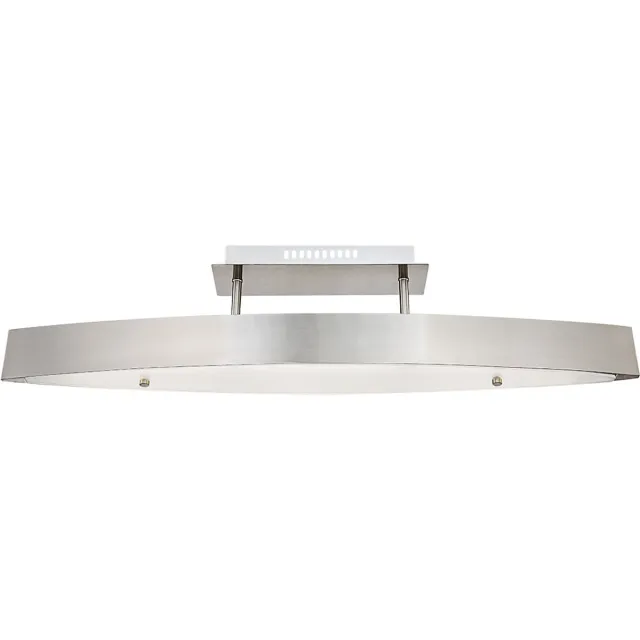Globo Elegante LED 18 W plafondlamp eetkamer restaurant verlichting Globo 67802D zilver