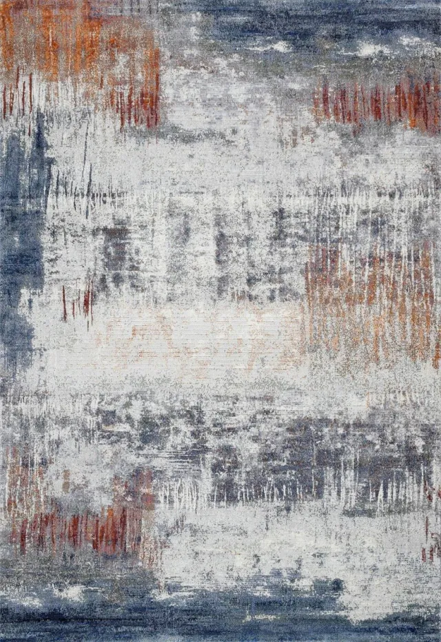 Rugsman Torino 063.0393.6656 Vloerkleed - Veelkleurig - Rechthoekig, Loper, Rond - Polyester - Eetkamer, Woonkamer - Abstract - Design, Modern