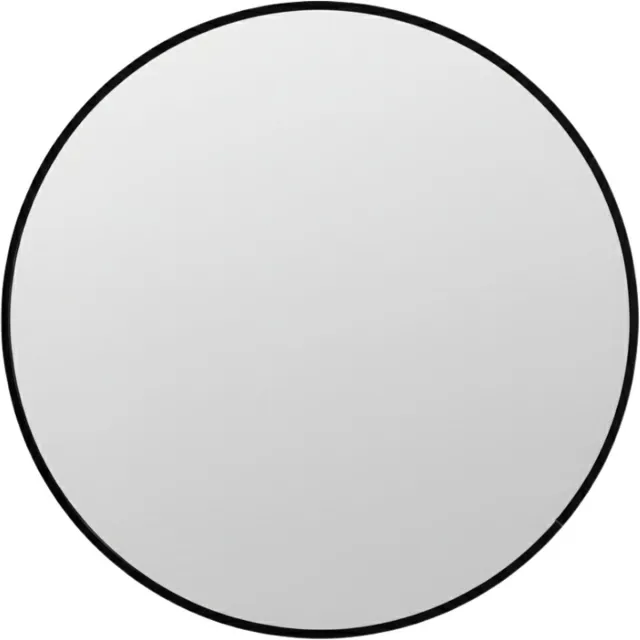 SCENA LIVING Ronde wandspiegel LØOP, Ø 60 cm Zwart