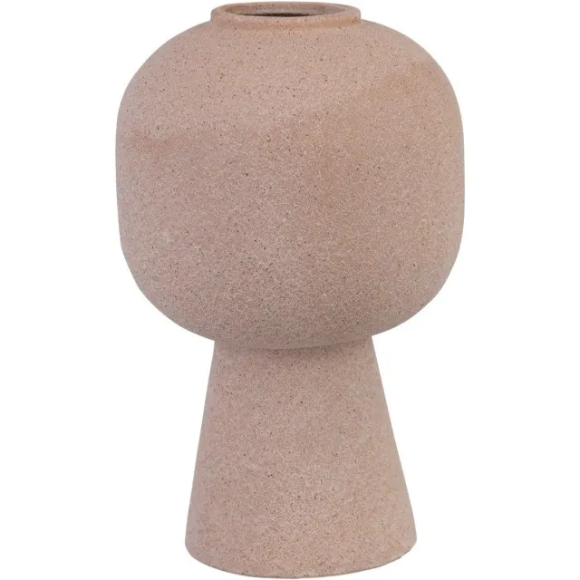 Mica Decorations Mica vaas beige 21 cm hoog