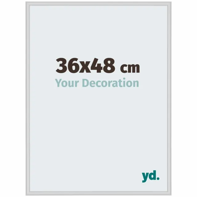 yd. Your Decoration - Fotolijst 36x48 cm - Aluminium - Zilver Mat - Miami