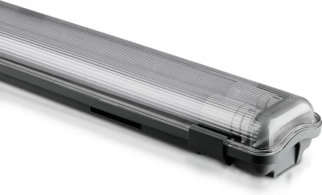 V-TAC VT-15022 LED Armaturen - Dubbele Buis 2 x 20W - IP65 Waterdicht - Wit - 3400 Lumen - 6500K - 150cm