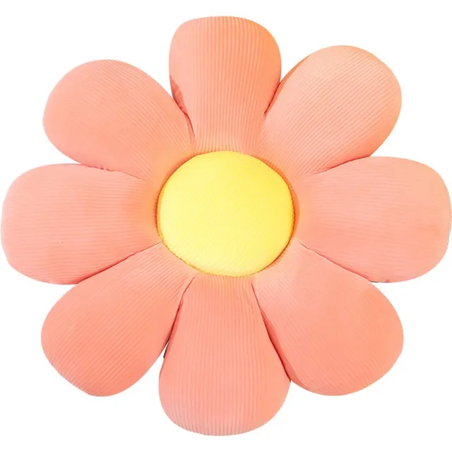 Il Bambini Bloem kussen Roze - Bloemvormig kussen - Aesthetic kussen met bloem vorm - Kussen Bloemen - Flower Power - Medium - 53 x 53 cm roze bloem 52 x 52