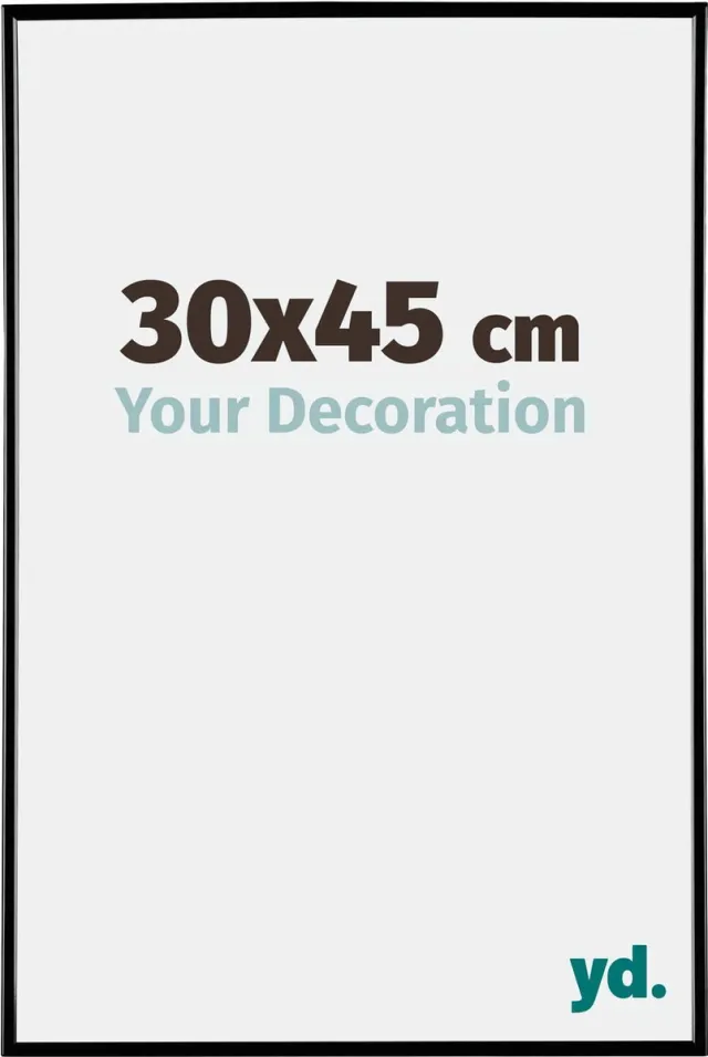 yd. Your Decoration - Fotolijst 30x45 cm - Kunststof - Zwart Hoogglans - Evry
