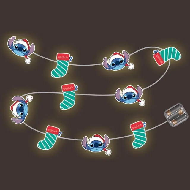 Stitch Lobbes LED lampjesslinger Stitch - kerstverlichting 165cm multi. Multi kleuren