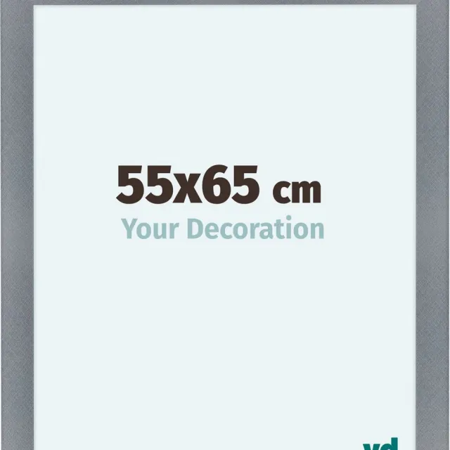 yd. Your Decoration - Fotolijst 55x65 cm - MDF - Aluminium Geborsteld - Como