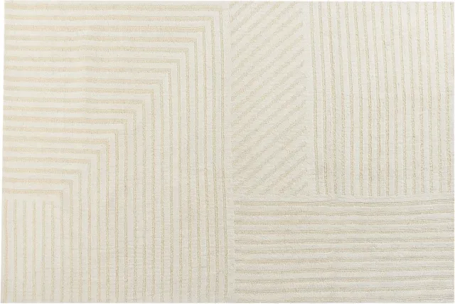 Beliani ABEGUM - Vloerkleed - Lichtbeige - 200 x 300 cm - Wol