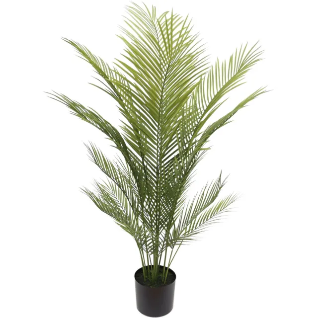 PrettyPlants Kunstpalm 120cm | Grote kunstplant | Kunstpalm | Kunstplant voor binnen | Nepplant palm Groen