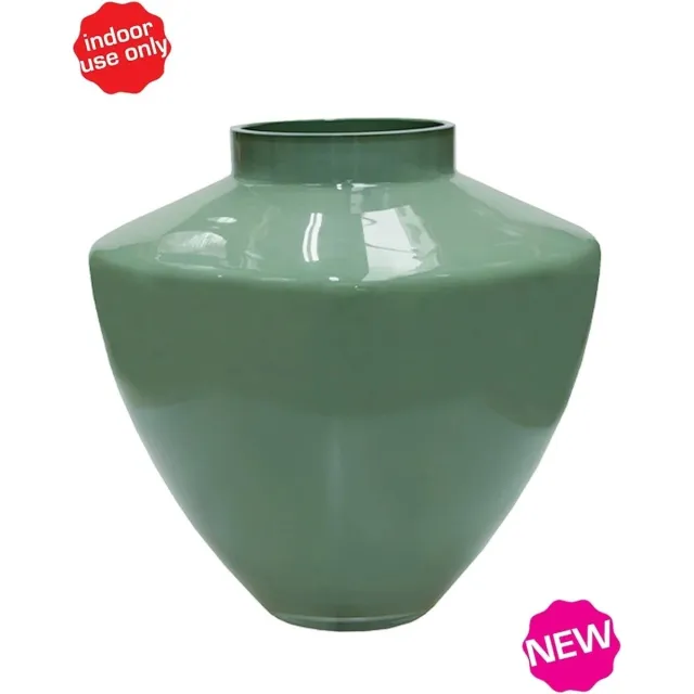 Vase The World Vase Kagera | Large | Pastel Green - Pastel Groen | Mond geblazen glas | Ø33 x H32 cm