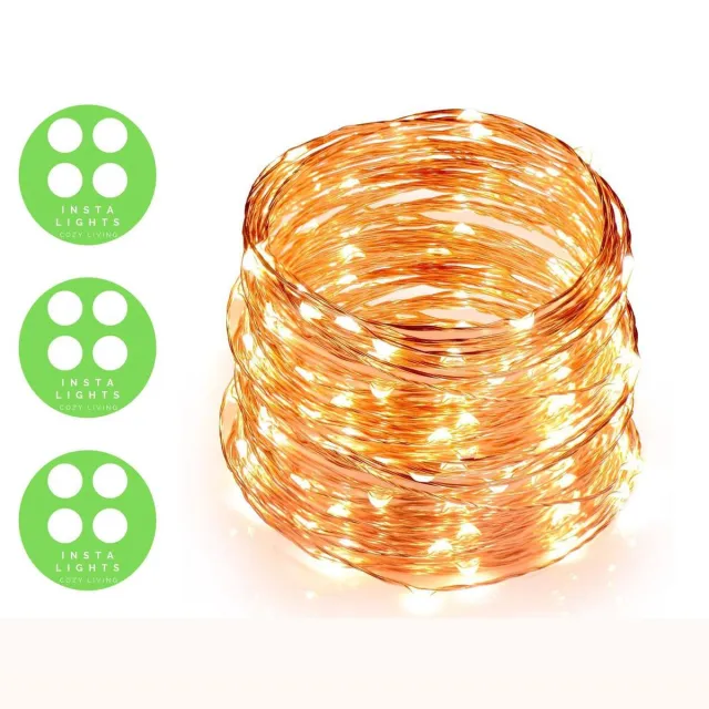 Sofisticade Fairy Lights | Lampjes Slinger | LED Lichtslinger | 10M met 100LED in Warm Wit | USB Aansluiting | String Light Kerstverlichting | Sfeerverlichting | Indoor Led Warm White| Romantisch Licht