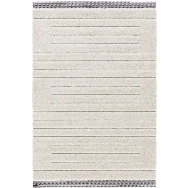 AFK Living Zacht tapijt met reliëfs ALIGNE beige