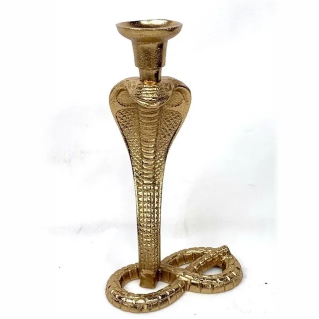 Maison Atmosphere Cobra kaarsenstandaard 14,5x7,5x26,5cm Goud
