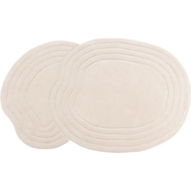 Veer Carpets Vloerkleed Zayn - Beige - Design Vloerkleed met Organisch Patroon in Scandinavische / Japandi Stijl