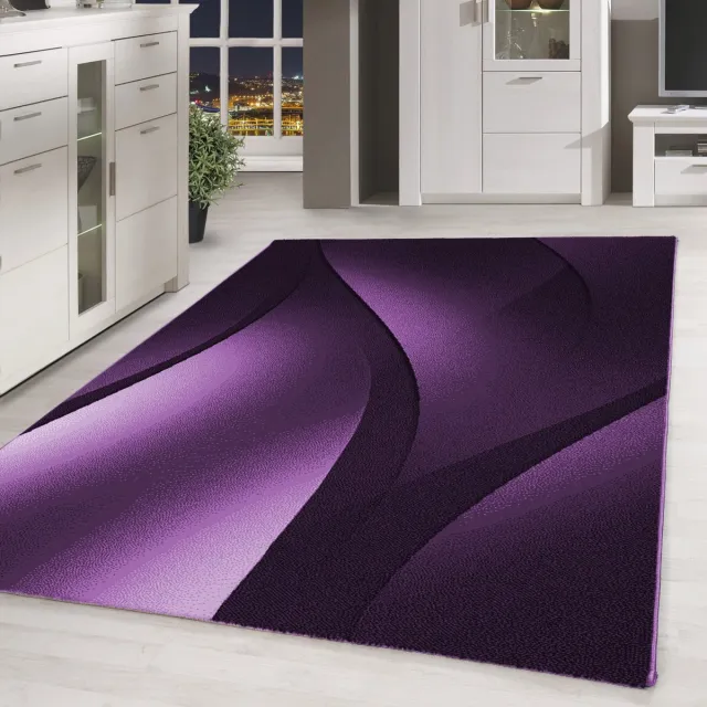 Muratap Plus Vloerkleed - Laagpolig Tapijt Woonkamer - Paars- 280x370 CM