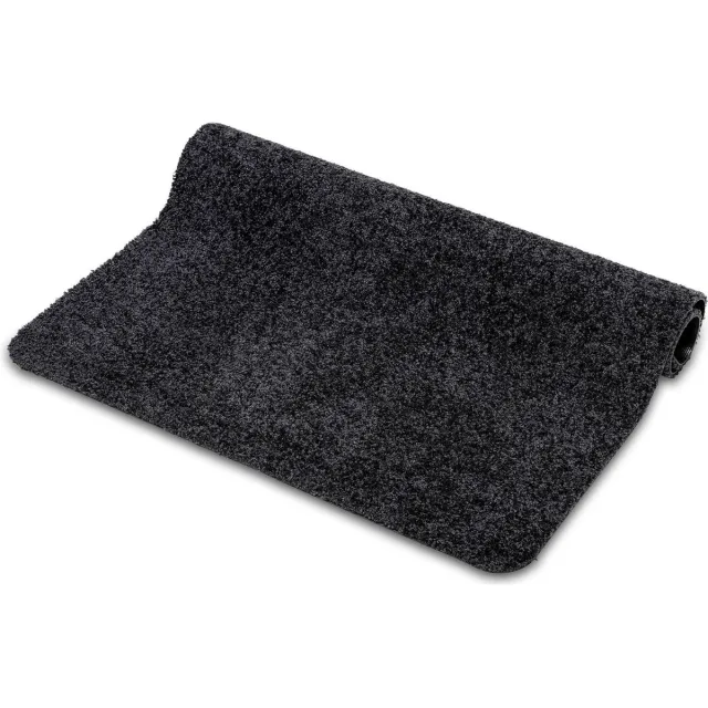 Wicotex Schoonloopmat Wash & Clean 60x80cm Zwart inclusief rand