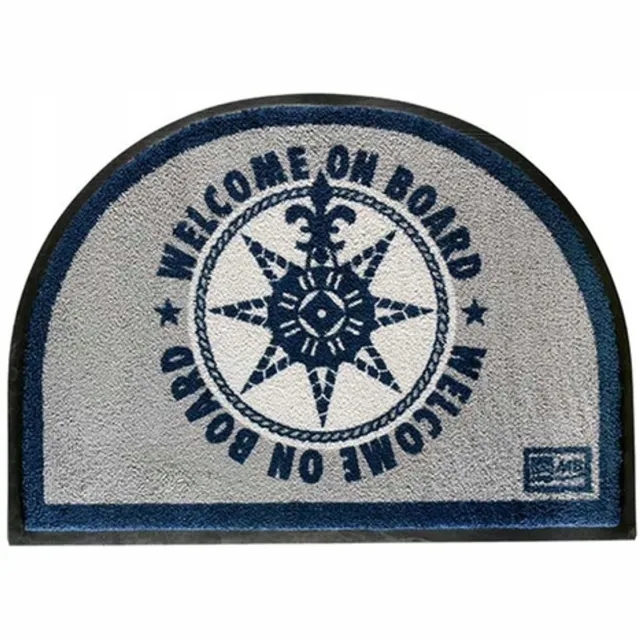 Marine Business Antislip Deurmat WELCOME ON BOARD - Maritieme Stijl Multicolor