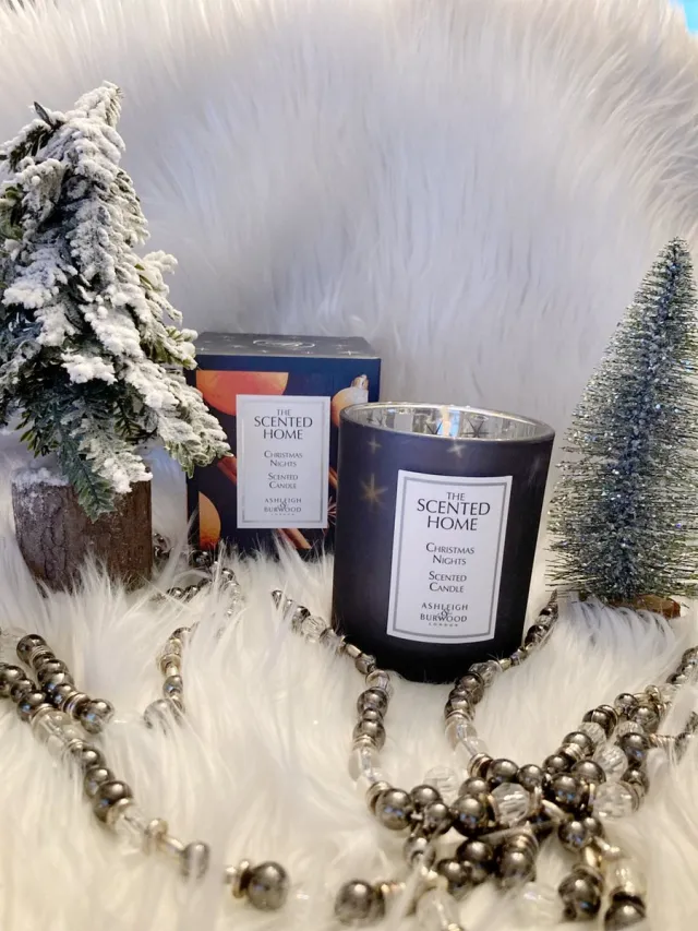 Ashleigh & Burwood Geurkaars Ashleigh & Burwood Christmas nights Donkerblauw