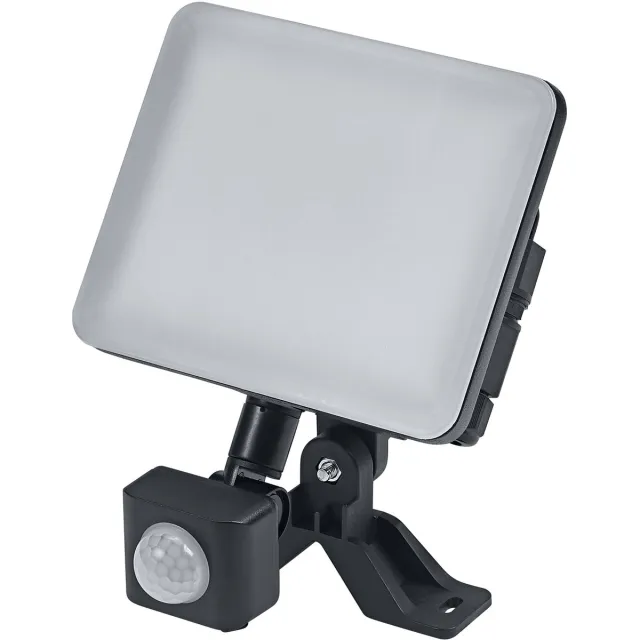 Osram ENDURA Flood Sensor Adjustable LED-schijnwerper, 10W, 850lm, 4000K koelwit, bewegingssensor, zwart, aluminium, IP44