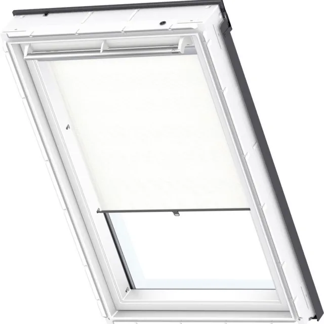 VELUX Lichtdoorlatend rolgordijn - Donkerblauw - Handbediend met haakjes - Type: RHL PK00 9050