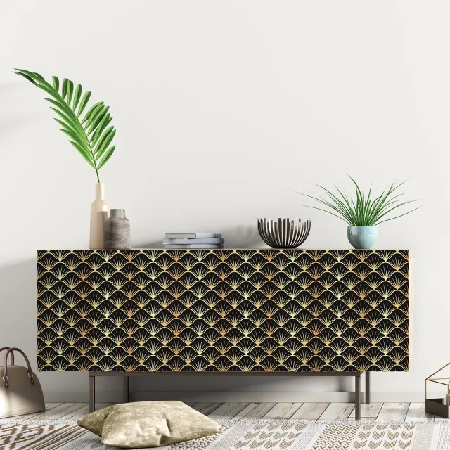 Ambiance Sticker Scandinavische meubelsticker Pankraz 60 x 90 cm Multi color