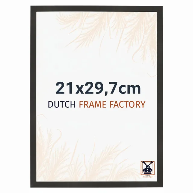 Dutch Frame Factory Fotolijst A4 21x29,7 cm - MDF - Zwart Mat - Benno