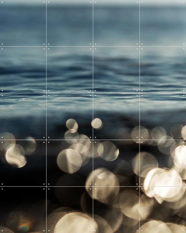 IXXI The Sea 7, Mareike Böhmer - 80 x 100 cm - Grote wanddecoratie en posters - Fotografie, Abstract, Slaapkamer, Woonkamer, Natuur, Zeelandschappen & Warme kleuren / Blauw / Rustig