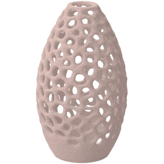 Layvo PETRA Vaas - Bloesem - D15 x H25 cm - droogbloemen vaas - gerecycled plastic
