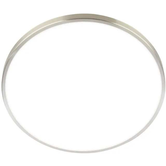B.K.Licht BRILONER Kaida – LED Plafondlamp – EEK A lichtbron* – 4.000K neutraal wit licht – alu/nikkel – Ø38 cm