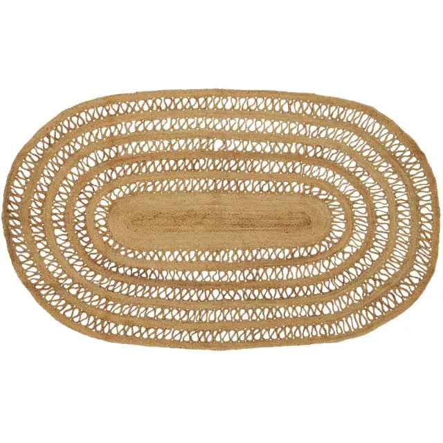 vidaXL Gebied - Tapijt - Naturel - 205 - x - 305 - cm - Jute