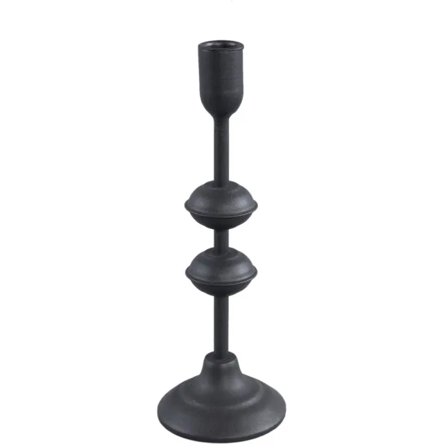 PTMD COLLECTION PTMD Ciba Kandelaar - 44 x 25 x 64 cm - Ijzer - Zwart