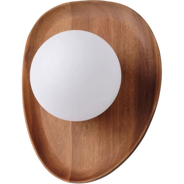 Osram Decor Acacia Nest Wandlamp, Acacia Hout Bruin, G9 Versie, Metaal, Glas, Textielkabel Houten decor