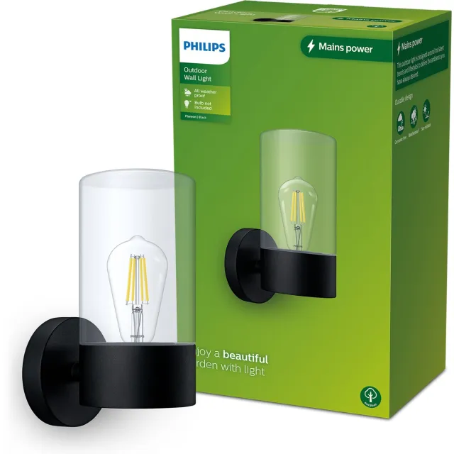 Philips Flareon wandlamp - zwart