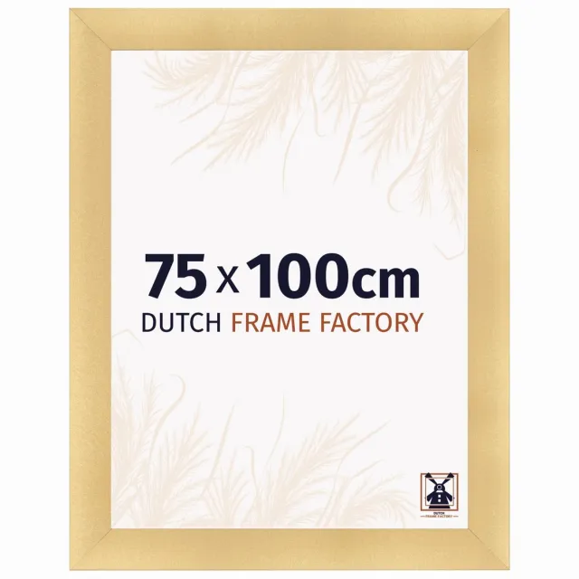 Dutch Frame Factory Fotolijst 75x100 cm - MDF - Goud Mat - Praag