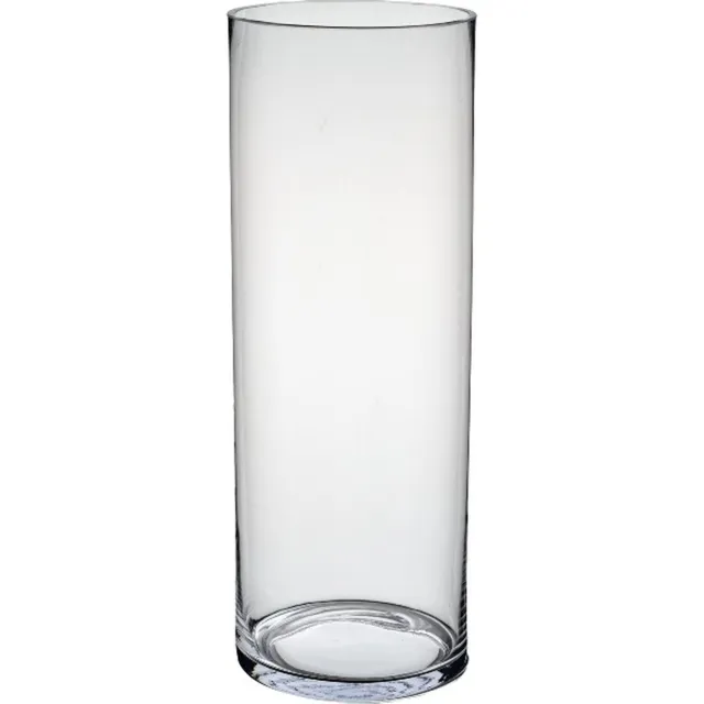 Gasper cilindervaas van helder glas Ø 18 cm, hoogte 50 cm Transparant