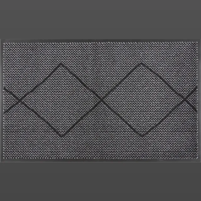 MD-Entree MD Entree - Deurmat - Schoonloopmat met antibacteriële werking - SAFE HOME COLLECTION - Jada - 75 x 120 cm Antraciet