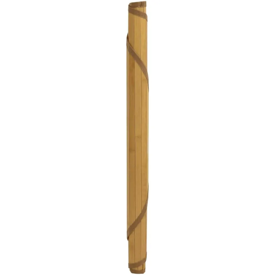vidaXL Vloerkleed rond 100 cm bamboe naturel, foto 3
