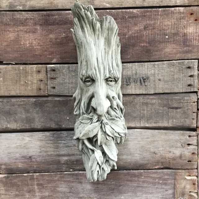 A&S Estates Betonnen tuinbeeld - Greenman Woodman grijs