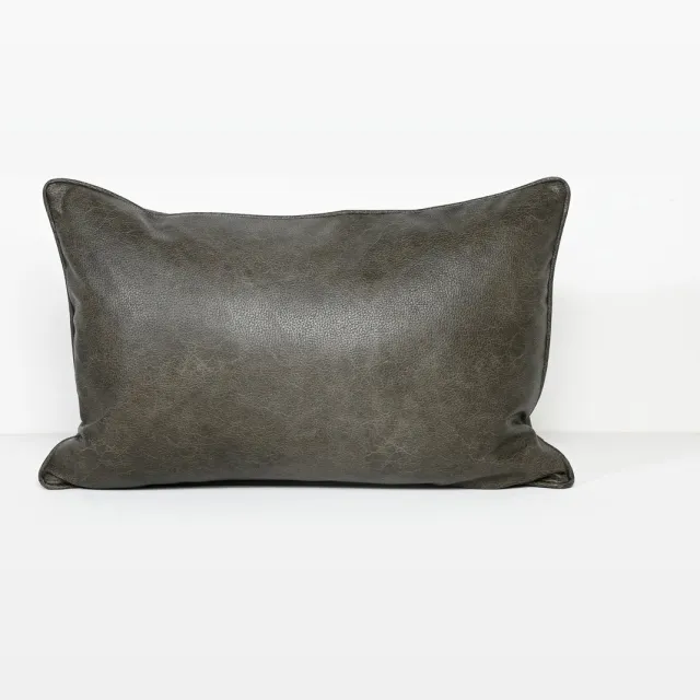Darcy & Duke Art Leather Military - Vinyl Sierkussen - 40 X 60 Green